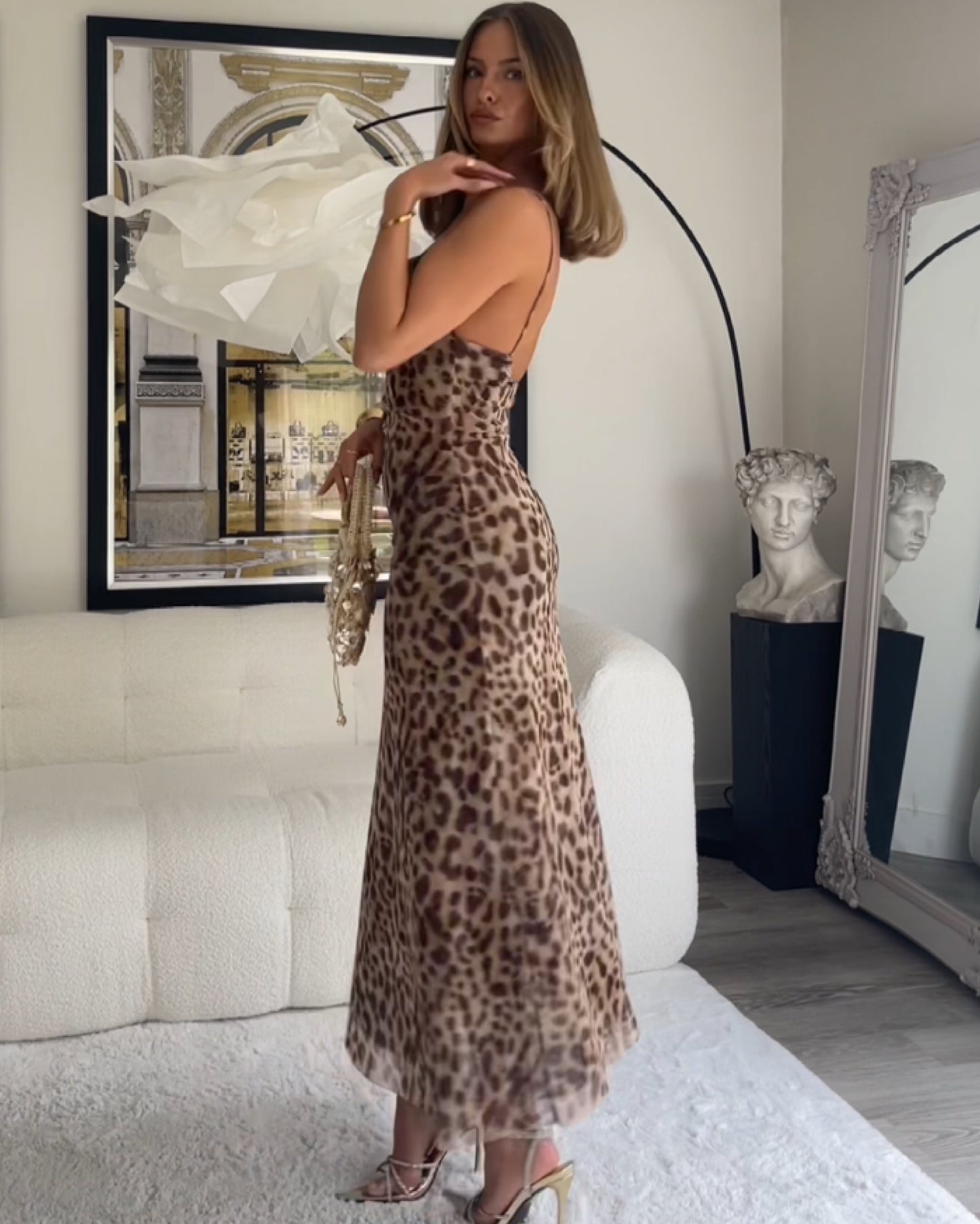 Eda Leopard Dress