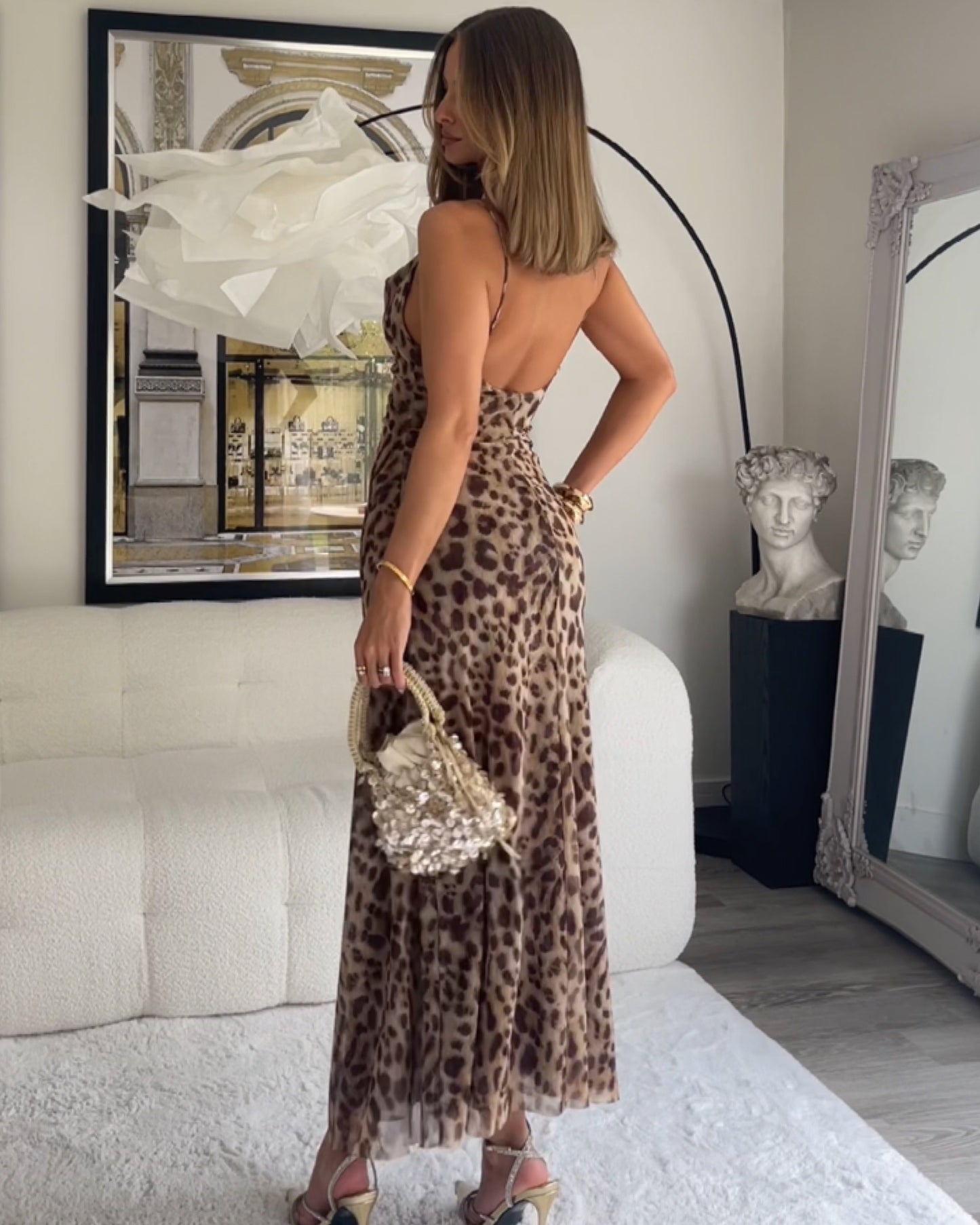 Eda Leopard Dress